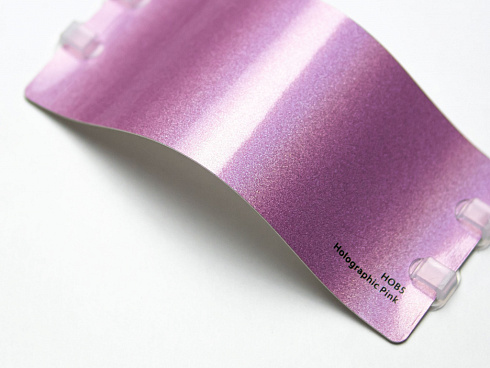 Виниловая плёнка Holographic Pink (голографический розовый), глянцевая, HOB5, 1,52×17,5 м