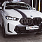 BMW X6 оклейка в матовый полиуретан и нанесение спортивных полос