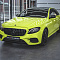 Mercedes-Benz E-Class оклейка в виниловую пленку SunMax (355, Coral Yellow Green), стайлинг