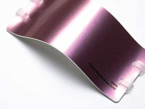 Виниловая плёнка Crystal Metallic Rose Gold (кристальный металлик розовое золото), QMI9, 1,52×17,5 м