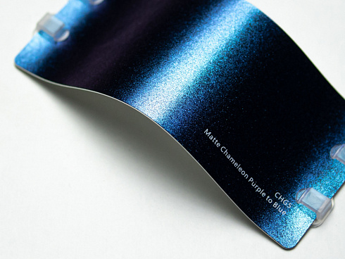 Виниловая плёнка IRISTEK Matte Chameleon Purple to Blue (хамелеон от фиолетового до синего), CHG5, 1,52×17,5 м