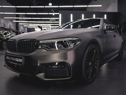 Виниловая плёнка Matte Metallic Dark Brown (темно-коричневый), MEI9, 1,52×17,5 м