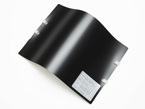 Полиуретановая пленка PPF Colors Satin Midnight Black (полуночно-черный сатин), матовая, UC1190, 1,52×15 м