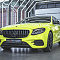 Mercedes-Benz E-Class оклейка в виниловую пленку SunMax (355, Coral Yellow Green), стайлинг