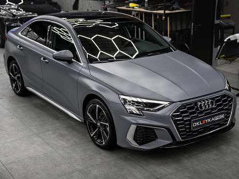 Полиуретановая пленка PPF Colors Satin Nardo Grey Audi RS (нардо-грей серая), сатин, UC1384, 1,52×15 м