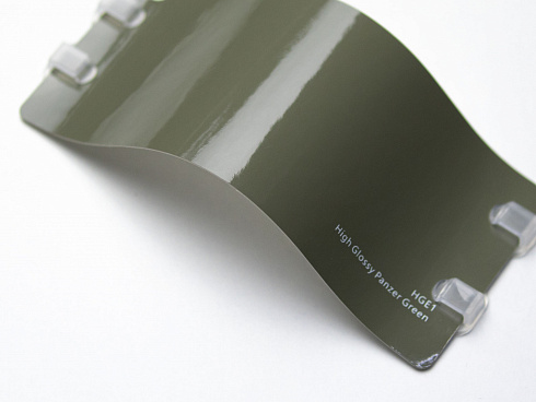Виниловая плёнка High Glossy Panzer Green (блестящий панцер-зеленый), HGE1, 1,52×17,5 м