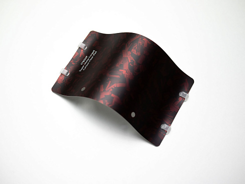 Виниловая плёнка Super Matte Forged Carbon Fiber Red (матовый красный карбон), FFB0MP, 1,52×17,5 м