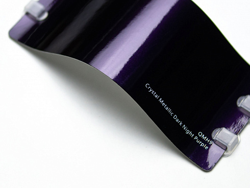 Виниловая плёнка Crystal Metallic Dark Night Purple (кристальный металлик темно-фиолетовый), QMH9, 1,52×17,5 м