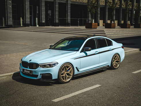 Полиуретановая пленка PPF Blue glacier (голубой ледник), глянцевая, UC1061, 1,52×15 м