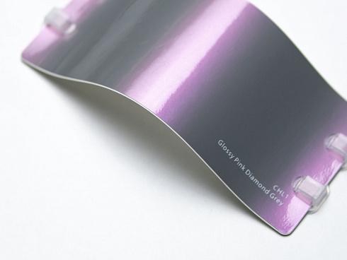 Виниловая плёнка Glossy Pink Diamond Grey (розовый бриллиантовый серый), CHL1, 1,52×17,5 м
