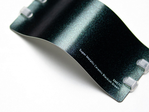 Виниловая плёнка Super Metallic Ceramic Blackish Green (металлик, керамика черно-зеленого цвета), SME7C, 1,52×17,5 м