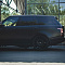 Range Rover оклейка в черный матовый полиуретан, детейлинг салона