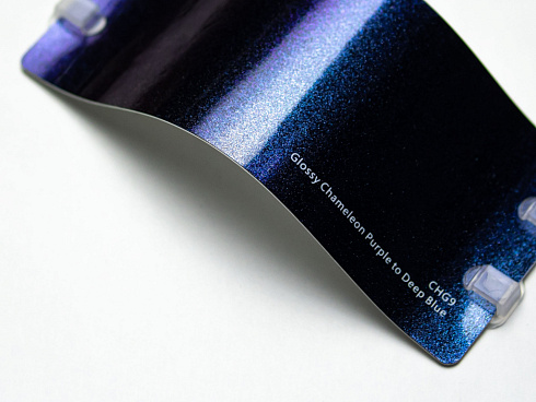 Виниловая плёнка Glossy Chameleon Purple to Deep Blue (хамелеон от фиолетового до темно-синего), CHG9, 1,52×17,5 м