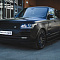 Range Rover оклейка в черный матовый полиуретан, детейлинг салона