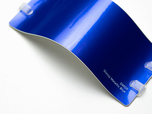 Виниловая плёнка Glossy Metallic Blue (синий), глянцевая, GMG0, 1,52×17,5 м