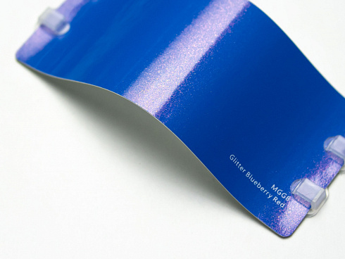 Виниловая плёнка Glitter Blueberry Red (блестящий чернично-красный), глянцевая, MGG8, 1,52×17,5 м