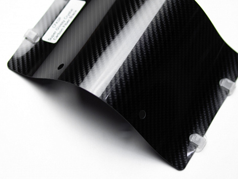 Виниловая плёнка Super Glossy Crystal Carbon Fiber Black (углеродный черный карбон), CFK0P, 1,52×17,5 м