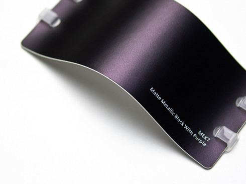 Виниловая плёнка Matte Metallic Black With Purple (черный с фиолетовым бриллиантом), MEK7, 1,52×17,5 м