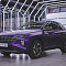 Hyundai Tucson оклейка в виниловую пленку SunMax (1047, Satin Midnight Purple)